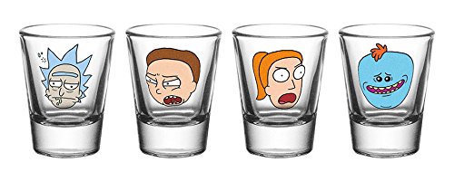 Vasos de chupito de Rick y Morty con caras, varios diseños, de GB Eye