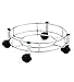 One Stop Shop Stainless Steel Cylinder Trolley with Wheels | Gas Trolly / LPG Cylinder Stand RS.375.00
