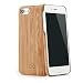 Produktbild Holzhülle Case "Arbor" für das Apple iPhone 7 (4,7 Zoll) aus echtem Bambus Holz und Kevlar. Extrem stabile und dünne Schutzhülle für das Original Apple iPhone7 von QUADOCTA - Idealer Schutz für Diamantschwarz Jetblack iPhone