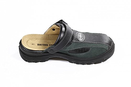 Routier Comfort II Sicherheitsschuh, grün/schwarz offen mit Riemen SB+SRC - 5