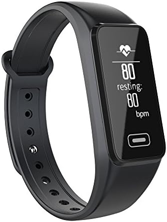 RimeU Activity Fitness Tracker Smart Bracelet With 0.96 Inch OLED Touch Screen Sports Watch IP67 Waterproof Bluetooth Wristband Pedometer Heart Rate Sleep Monitor Sedentary Reminder Alarm Clock for Android Samsung LG Xiaomi Moto iPhone Gift for Women Men Friends Kids Parents