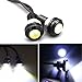 Produktbild Kingnew 2 stücke Universal 9 Watt LED Weiß Eagle Eye DRL Tagfahrlicht Nebelscheinwerfer für Auto Motor Clearance Marker Lichter, 23mm (Cool White)