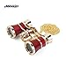 Price comparison product image Aomekie Theater Opera Glasses 3X25 Binoculars for Musical Concert (Red with Chain)