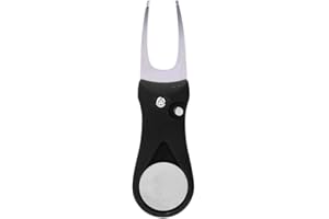 MAGT Golf Divot Tool, Fourchette de Golf Réparation Golf Divot Outil de Réparation Marqueur de Balle Pitch Mark Mini-Outil Portable