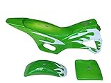  Hmparts Conjunto de Revestimiento - Verde - Moto de Cross / Pit Bike / Mini Cross