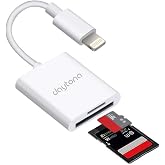 Daytona NK1022 Apple iPhone iPad Lightning To SD Camera Reader SD Micro SD Kart Okuyucu Kablo Adapt&ouml;r-Beyaz