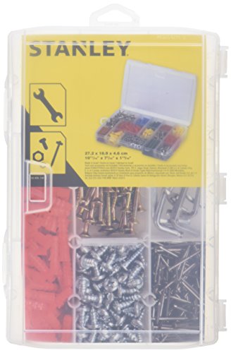 Stanley Organizer mit 11 Fächern, transparent, 2 verschiedene Fächergrößen, 27.2 x 4.6 x 18.9, für Kleinteile, 1-92-889