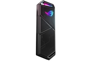 ASUS ROG Strix Arion M.2 NVMe SSD Enclosure-USB3.2 GEN2 Type-C, 10Gbps, Aura Sync RGB, USB-C to C Cable, Thermal Pads, PCIe 2280/2260/2242/2230 M key/B+M Key, Screwdriver-Free