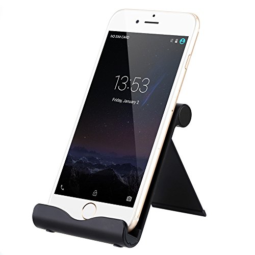 iPad Ständer, HANDSOME Multi-Angle Mini Portable haltbare Aluminium Tablet Ständer Halter für Apple iPad Air/Mini, iPhone 6s/6/5/4, Samsung Galaxy Tab, Samsung Galaxy S6 S5 S4, Anmerkung 5/4/3/2, E-Readers und Smartphones - 6