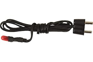 Dekop Krippenzubehör LED rot mit Kabel + Stecker 160cm, Flackerfunktion, Niedervolt (44444635284164)