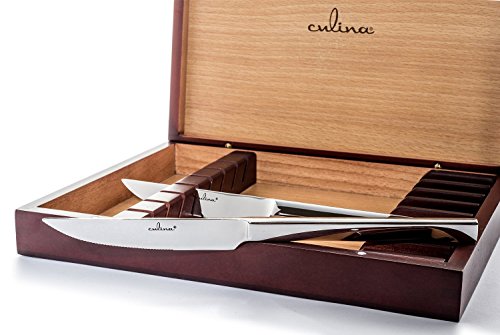 Culina® Steakmesser Set in Holzkiste – set mit 8 - 3
