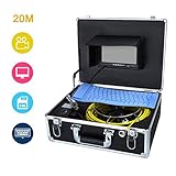 bosch inspektionskamera [Tragbares und langlebiges Design] --- 20 m Kabelabflusskamera-Größe ist 23 mm x 120 mm (0,9 Zoll), leicht zu φ1 - 8 Zoll (25 - 200 mm) Rohr. Alle Rohrinspektionskameras sind in tragbaren, tragbaren Verpackungen erhältlich.