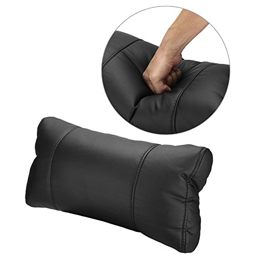 Voilamart Black Ergonomic PU Leather Extra Padded Office Reclining Swivel Chair Executive Computer Desk Chair High Back Style Armchair with Foot Rest and Back Cushion - Image 10