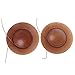 Produktbild GROOMY  Hochtöner Schwingspule Horn (2-er Set), Hochtonlautsprecher Harz Schallfilm Membran Braun 25,5 mm
