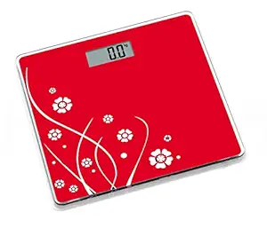 Venus EPS-2001 Personal Electronic Digital LCD Body Fitness Weighing Machine (Red)