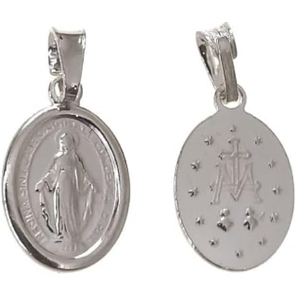 Mini Médaille Saint Benoît Argent 925 8mm - Pendentif Unisexe Protection & Foi
