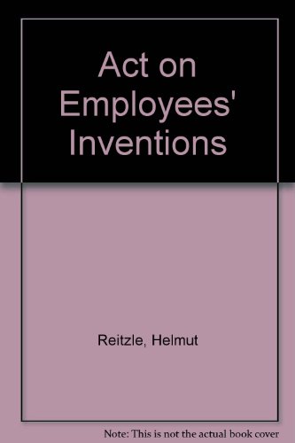 Gesetz über Arbeitnehmererfindungen /Act on Employees' Inventions