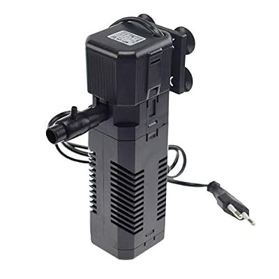 Aquarien ECO Filtre intérieur Aquarium 600L/h 10W Filtre Interne pour Aquarium 120L 3-en-1 Filtre Pompe Submersible Pompe Interne Tranquille Augmenter l'oxygène pour Aquariophilie HJ-752