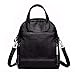 Produktbild G&L Damen Rucksack Wasserdichte Leather Schultaschen Anti-diebstahl Tagesrucksack Schultertaschen,Black