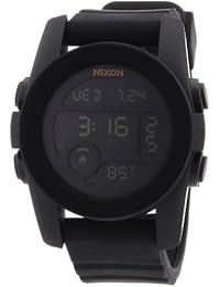 Nixon A490001-00 - Reloj digital unisex de silicona negro