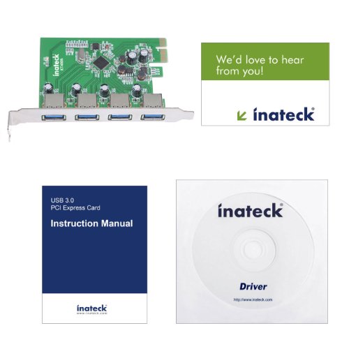 [Keine zusätzliche Stromanbindung]Inateck KT4005 USB 3.0 Karte 4 usb3.0 Ports Pci Expresskarte, Keine Stromanbindung mehr erforderlich, Versorgung über den PCI-E Einschub - 6