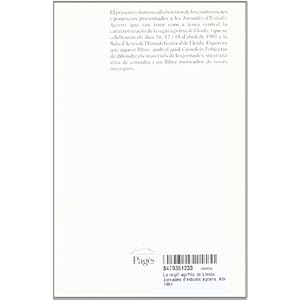 La regió agrària de Lleida: Jornades d'estudis agraris. Abril 1991 (Fil d'Ariadna)