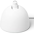Google Nest Cam Stand with Power Cable - Wired Tabletop Charging Station, Snow