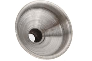 HOTPORTGIFT 2 Stk Edelstahl Trichter für Flachmann Schnapsflasche Einfülltrichter Groß Ø 8mm