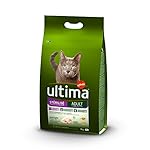 Ultima Croquettes pour Chat Adulte Stérilisé Poulet et Orge 3 kg