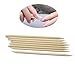 Homgaty 50X Two Way Wooden Sticks Cuticle Pusher Remover Nail Art Manicure