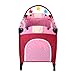 TecTake New portable child baby travel cot bed playpen with entryway -different colours- (Pink)