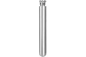 NOPNOG Bouteille de vin/whisky/alcool en acier inoxydable, Acier inoxydable, 1.5 oz