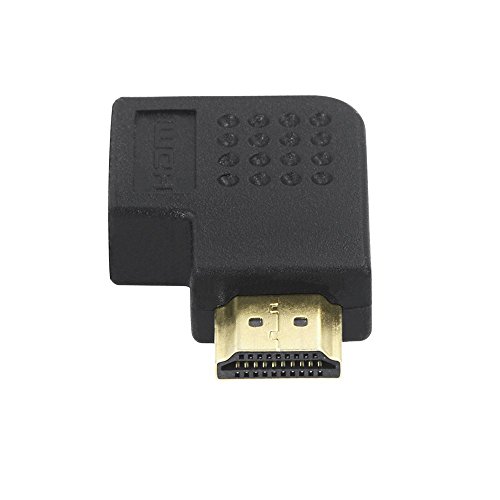 VCE HDMI 90 und 270 Grad Stecker auf Buchse Vertikal flach Adapter - 3