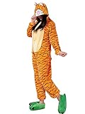 MissFox Kigurumi Pyjama Erwachsene Anime Cosplay Halloween Kostüm Kleidung Tiger L