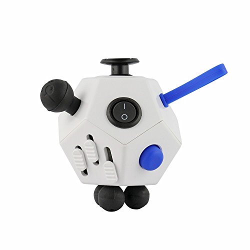 Stress Cube 12 Sides Like Fidget cube - Gadget Toy to combat stress, A Fidget, Perfect for the nervous Finger Distraction as Kickstarter prime- Comparable to The Original Stress Cube 12 Sides Like Fidget cube - Gadget Toy to combat stress, A Fidget, Perfect for the nervous Finger Distraction as Kickstarter prime- Comparable to The Original