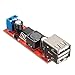 Price comparison product image ILS - Dual USB 9V/12V/24V/36V to 5V Converter DC-DC 3A Step Down Power Module