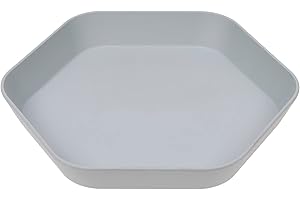 LÄSSIG Talerz dziecięcy talerze bez melaminy, nie zawiera BPA, z biokompozytu/płyty geo, szaro-niebieski