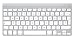Produktbild Apple MC184Z/B drahtlose Tastatur für MacBook (International-Englisch, Bluetooth) weiß
