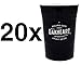 Produktbild Bacardi Oakheart Rum Kunststoff Cocktail Longdrink Becher schwarz - 20er Set