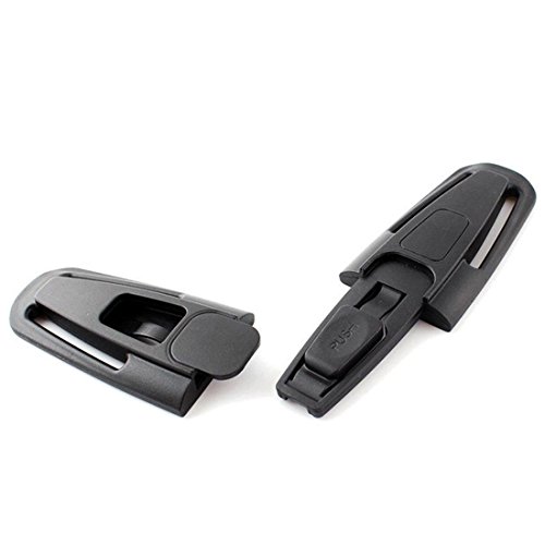 JJOnlineStore Sicherheitsgurt-Schnalle für den Kindersitz, Auto, sichere Verriegelung, Schwarz - 2