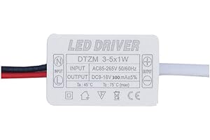 Yhloubb LED Driver 1pcs AC85-265V Driver di trasformatori a LED, 3-5W 300mA