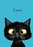 carenado falcon 50  Caren: Personalisiertes Notizbuch, DIN A5, 80 blanko Seiten mit kleiner Katze auf jeder rechten unteren Seite. Durch Vornamen auf dem Cover, eine Coverfinish. Über 2500 Namen bereits verf