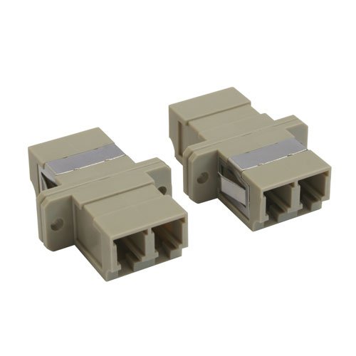 InLine 89989L LWL Kupplung (Duplex LC Stecker auf LC Stecker) beige
