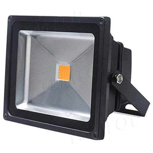 Auralum® 50w LED Fluter Außenstrahler 4500Lumen 230V IP65 Warmweiß - 2