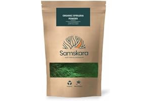 SAMSKARA Espirulina en Polvo Ecolóogico | 63% Proteina + 6% de Leucina | de Samskata tribe | rico en vitaminas y minerales | usar en batidos, tes, harinas, yogur y mas | Alga BIO (1 kg x 1 unidad)