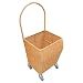 Produktbild QINAIDI Älterer Manneinkaufswagen-Bambusrattan-Zugstangenanhänger, der Einkaufswagen Behandelt