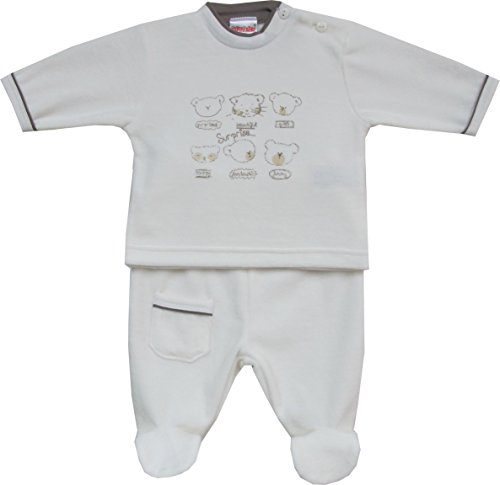 Schnizler Baby Girls' Tracksuit White Weiß (original 900) 0-3 Months