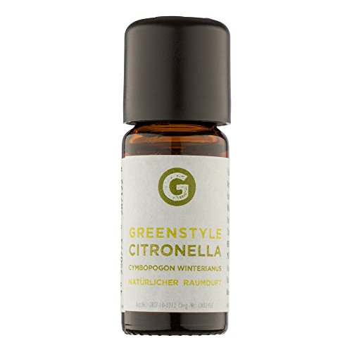 Citronella (10ml) 100% naturreines, ätherisches Öl von greenstyle