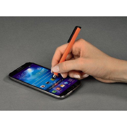 Hama „Neon“ Eingabestift (geeignet für Samsung und andere Geräte mit kapazitivem Display, Glow-in-the-Dark) orange - 2