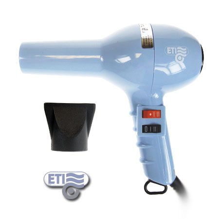 ETI Turbodryer 2000 Professional Salon Hairdryer - Baby Blue